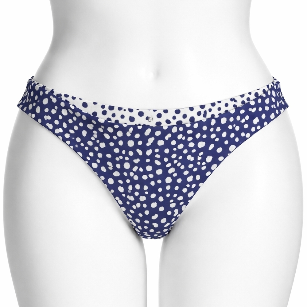 NWT Raisins XL Reversible Polka Dot Bikini Bottoms – Blue & White Swimwear #A21